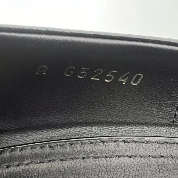 Chanel Black Leather Quilted Silver Metal Heel Pumps Classic Size 39.5 EU - Picture 6 of 11